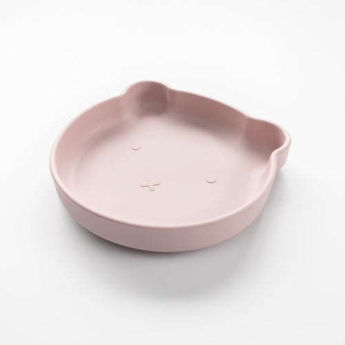 Mod and Tod | Silicone Suction Bear Plate - Blush Pink