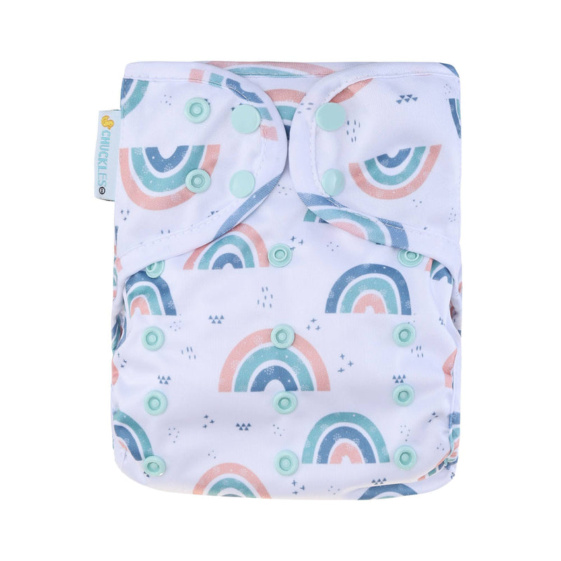 One Size Nappy Cover - 3.6-16kgs - Pretty in Pastel