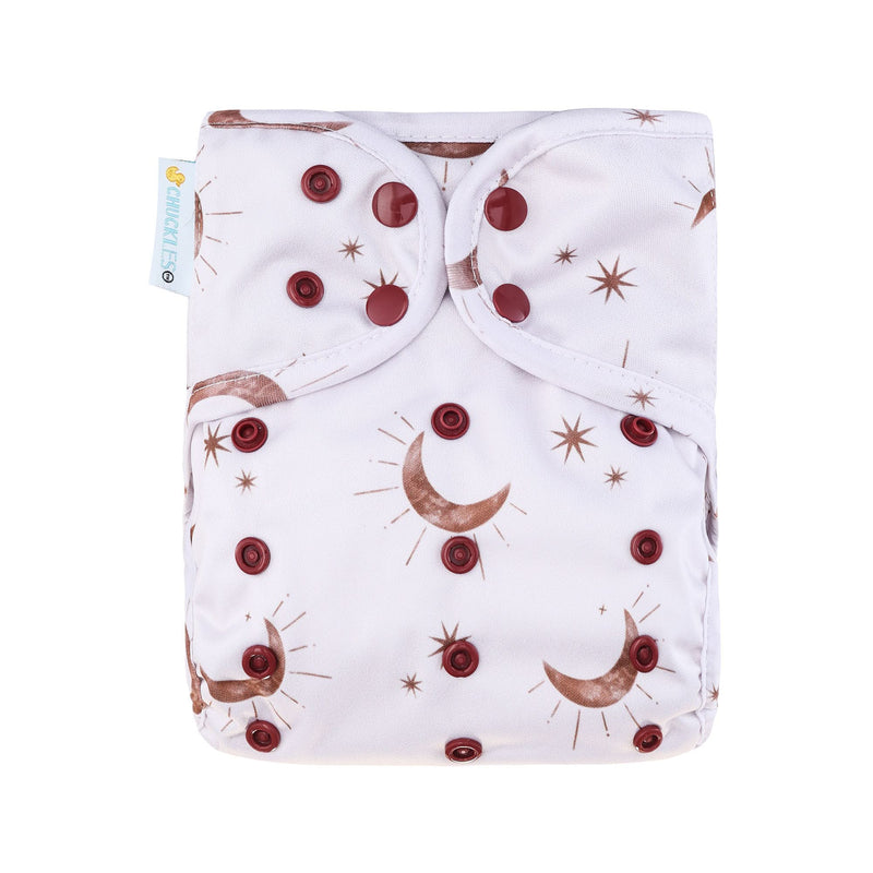 One Size Nappy Cover - 3.6-16kgs - Moon Song