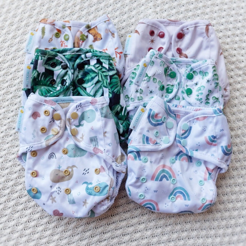 One Size Nappy Cover - 3.6-16kgs - Whale of a Time