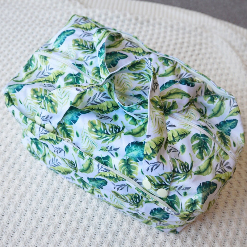 The Prima Pod - Wet Bag - Luscious Leaves