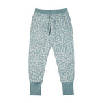 Woolbabe Relax! Merino/Organic Cotton Lounge Pants - Harbour Leaves