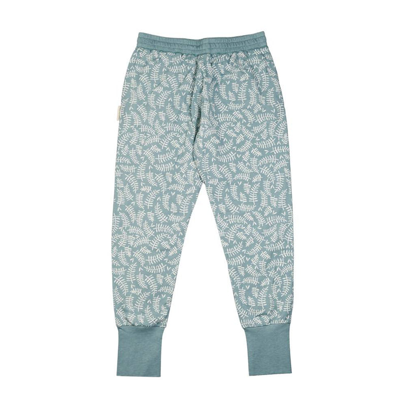 Woolbabe Relax! Merino/Organic Cotton Lounge Pants - Harbour Leaves