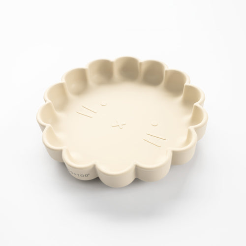 Mod and Tod | Silicone Suction Lion Plate - Ivory