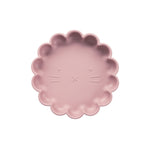Mod and Tod | Silicone Suction Lion Plate - Dusty Pink