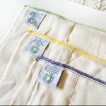 Organic cotton bamboo prefold traditional reusable nappy