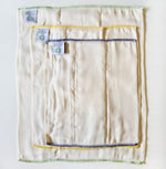 Organic cotton bamboo prefold traditional reusable nappy