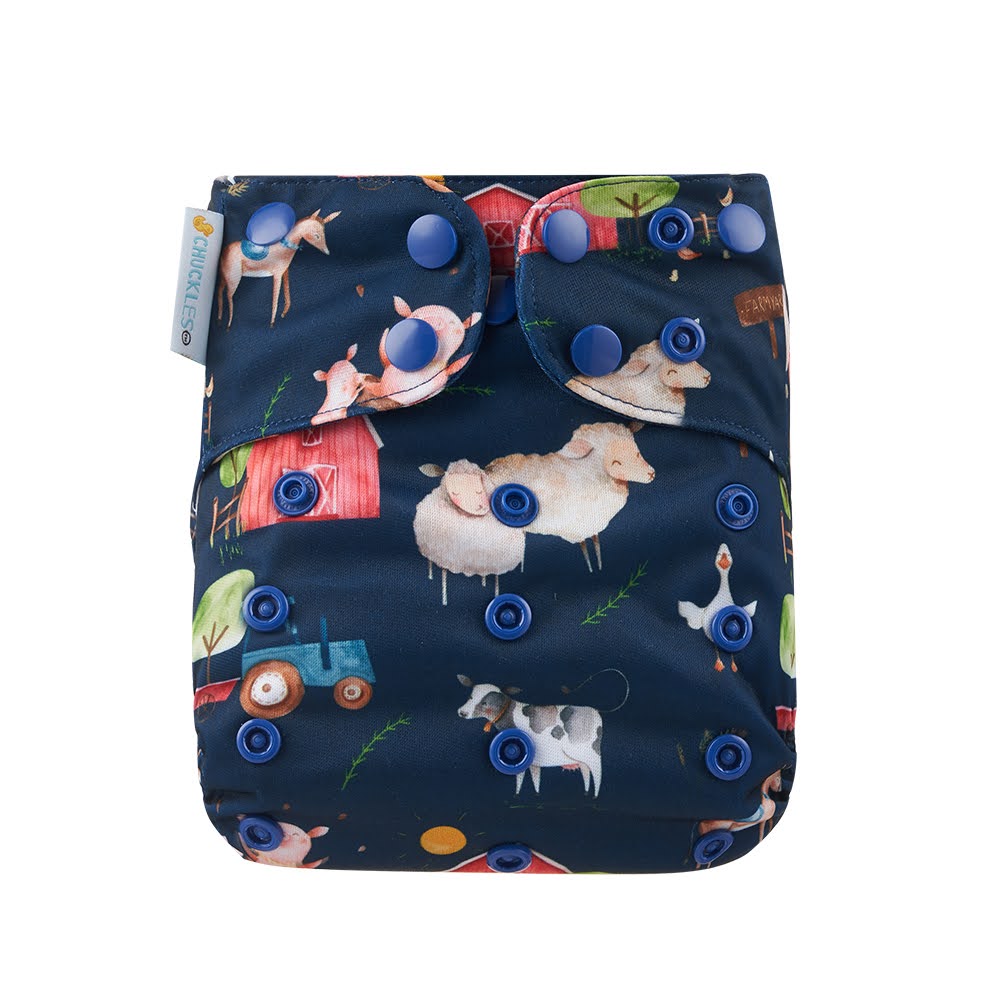 reusable cloth nappy nz sheep and cow farm