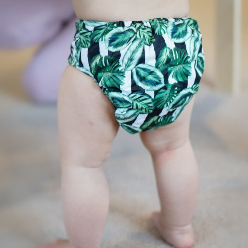 reusable cloth nappy nz leaf plants